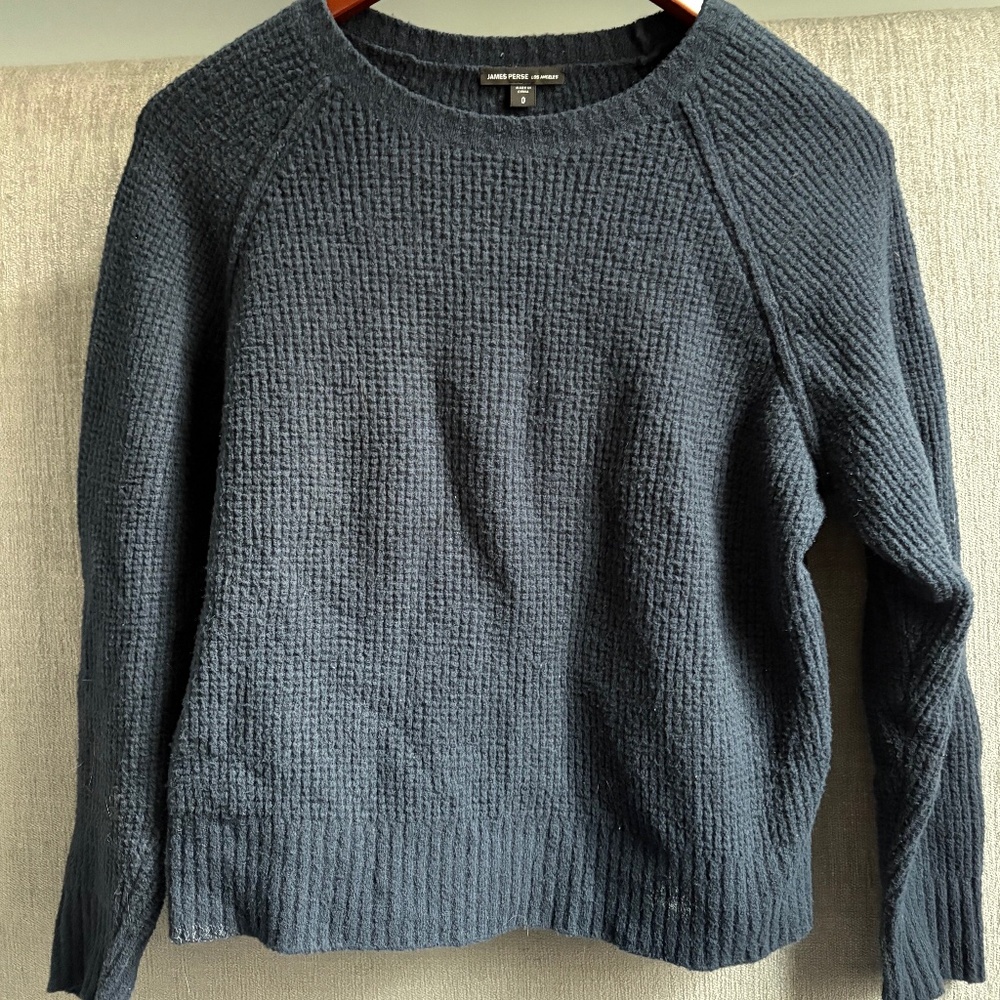 James Perse Blue Sweater